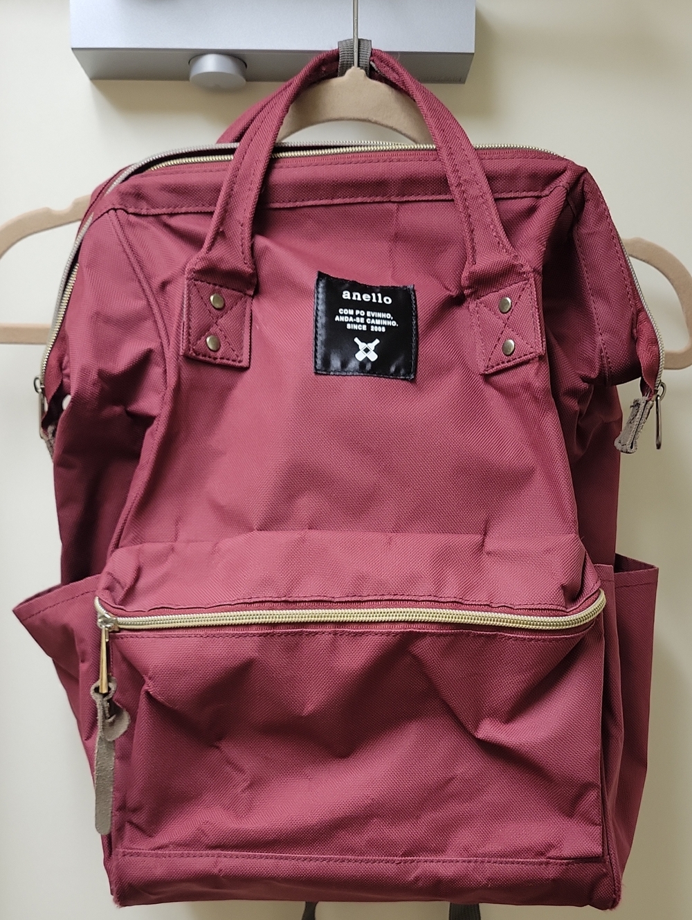 Burgundy Anello Backpack